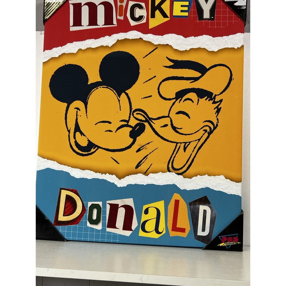 Mickey Mouse & Donald Duck Pop‎ Creation Wall Art 21×17 Oh Boy! Always the Best